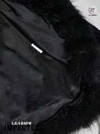 Gothic Faux Fur Collar Velvet Jacket | Vintage Flare Sleeve Coat